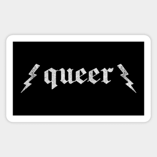 Queer / Original Faded Punksthetic Design Sticker